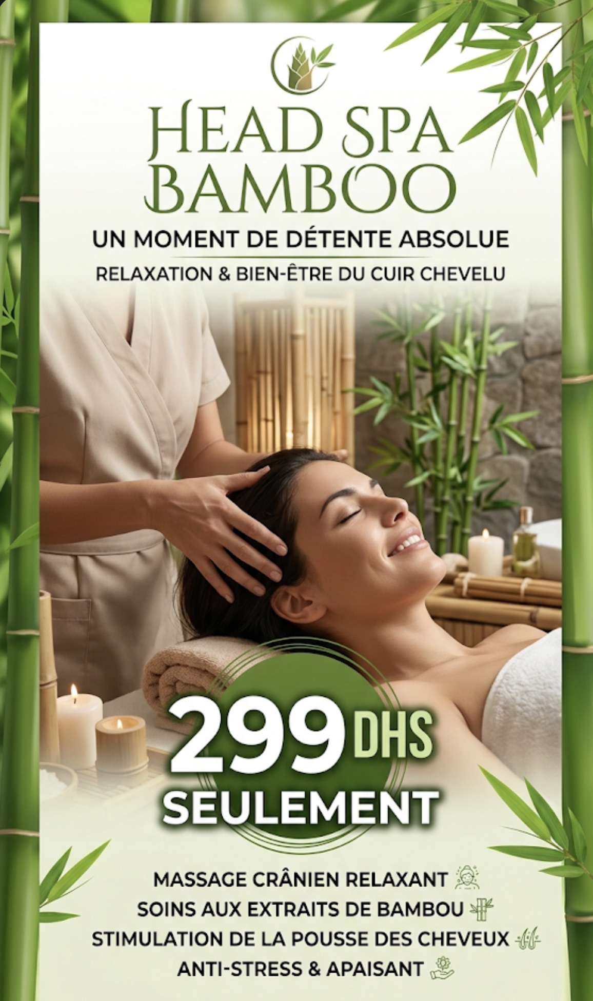 Head Spa 299 DHS - Bamboo